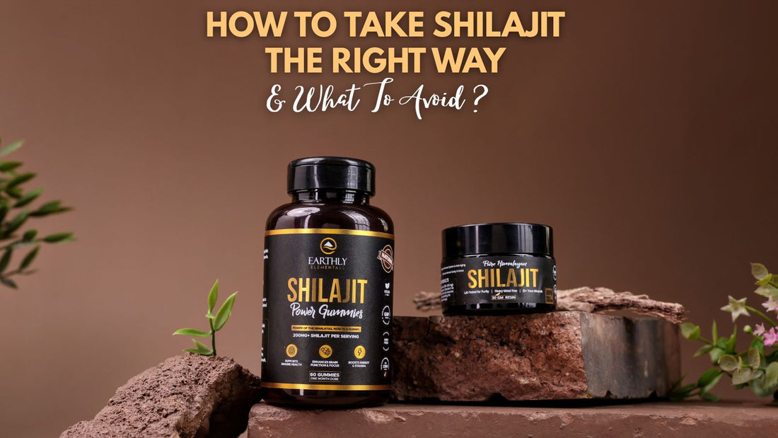 How to Take Shilajit the Right Way & What to Avoid - Earthly Elementals