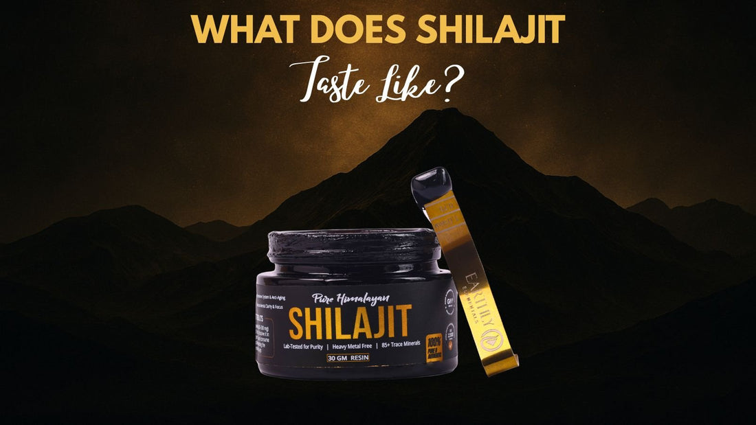 What Does Shilajit Taste Like? - Earthly Elementals